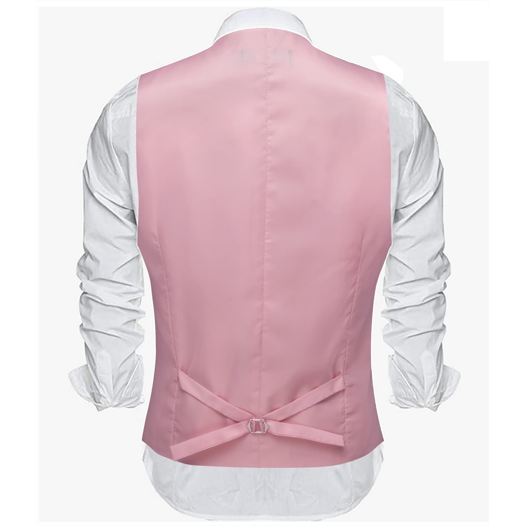 GentCrest Pink Solid Vest Set - Image 2