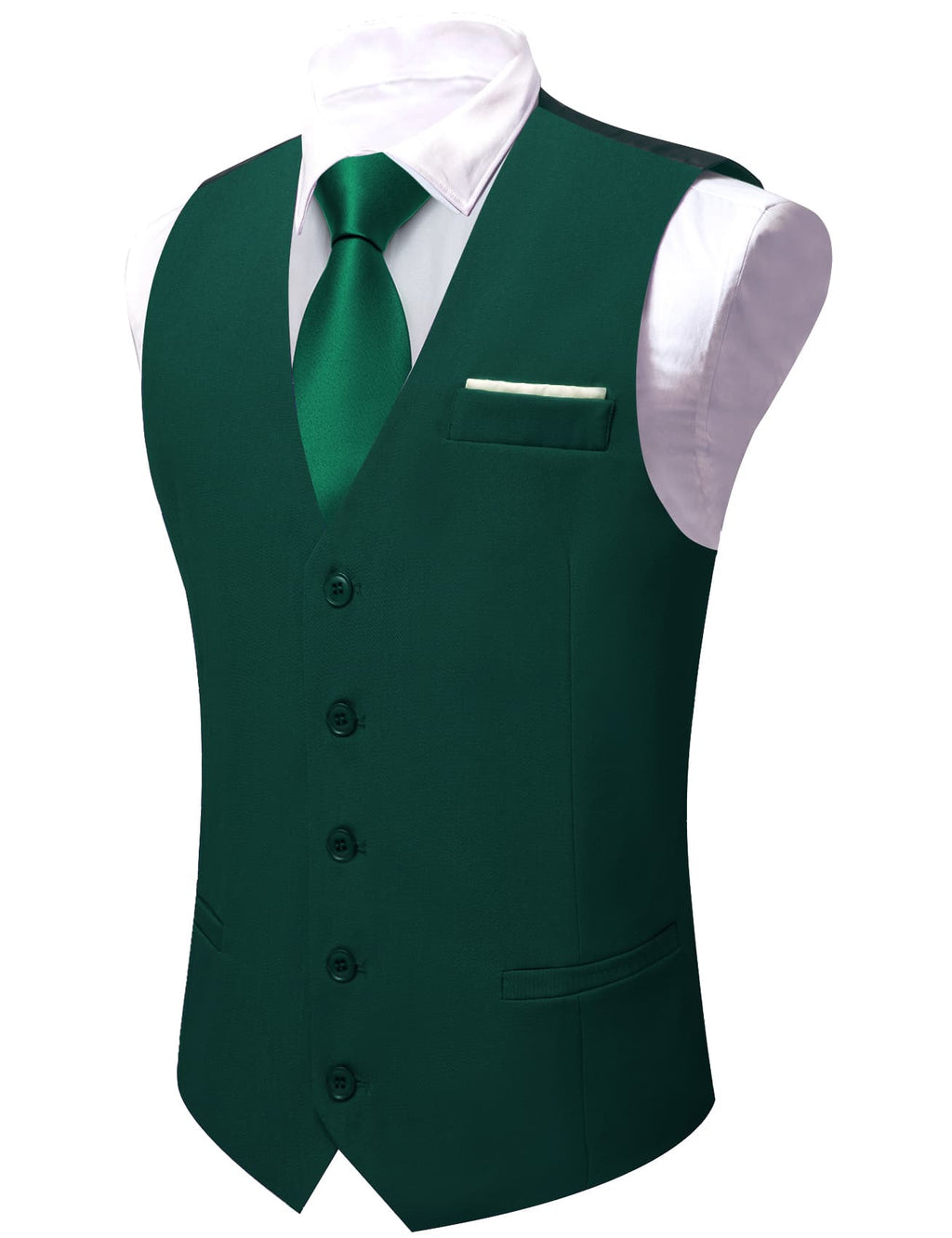 GentCrest Green Solid Vest Set - Image 5