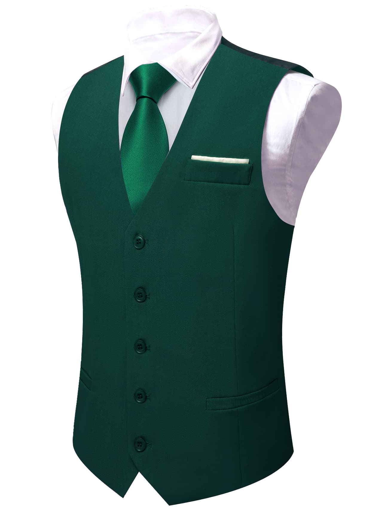 GentCrest Green Solid Vest Set - Image 5