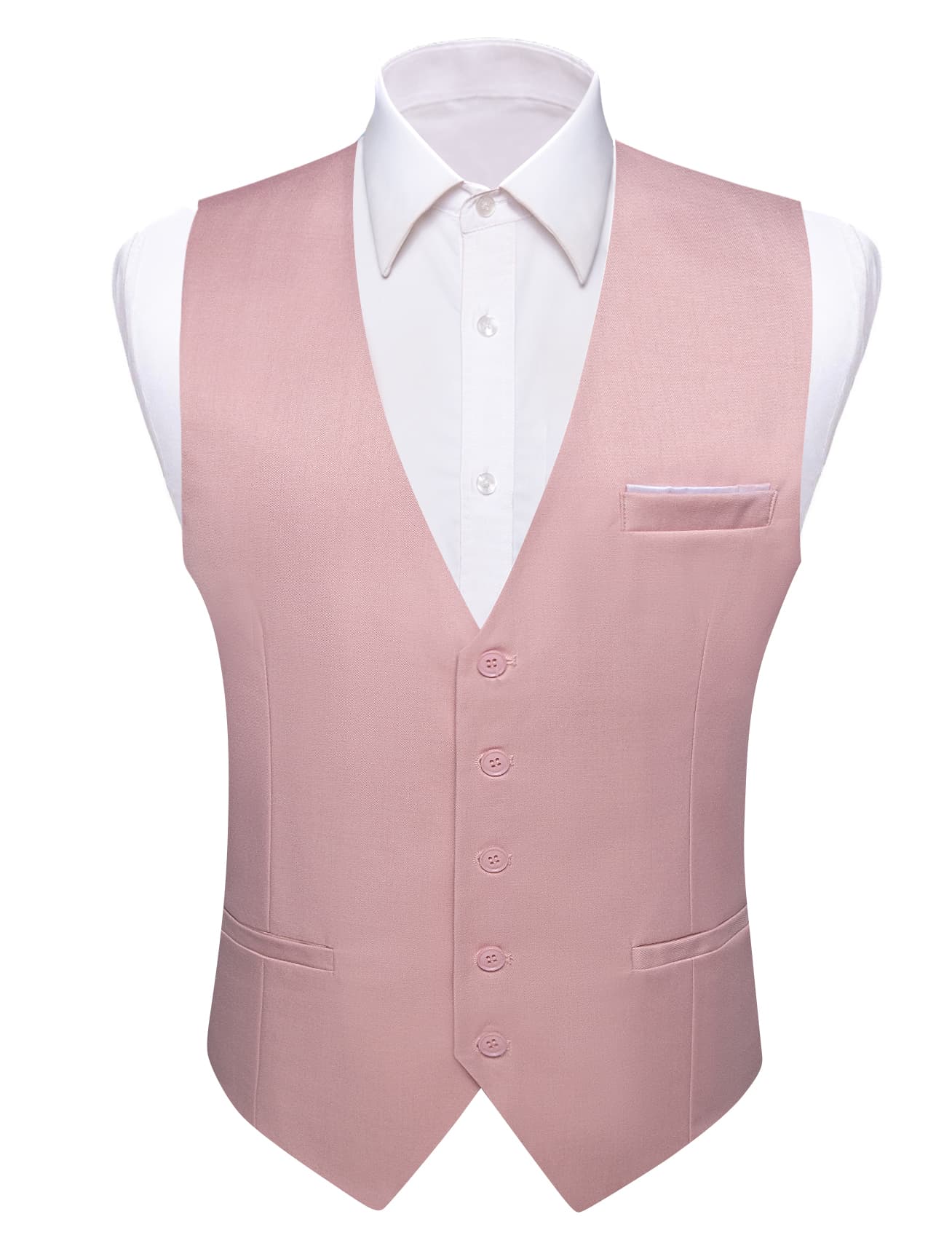GentCrest Pink Solid Vest Set - Image 3