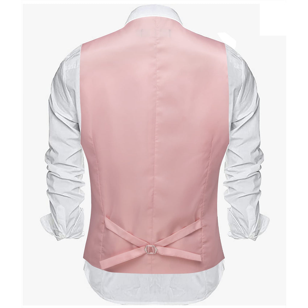 GentCrest Pink Solid Vest Set - Image 2