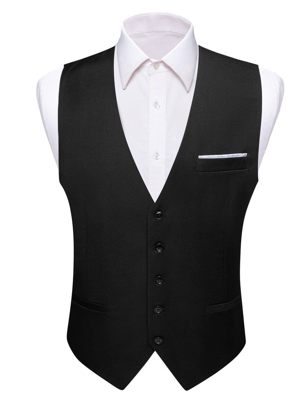 GentCrest Black Solid Vest Set - Image 3