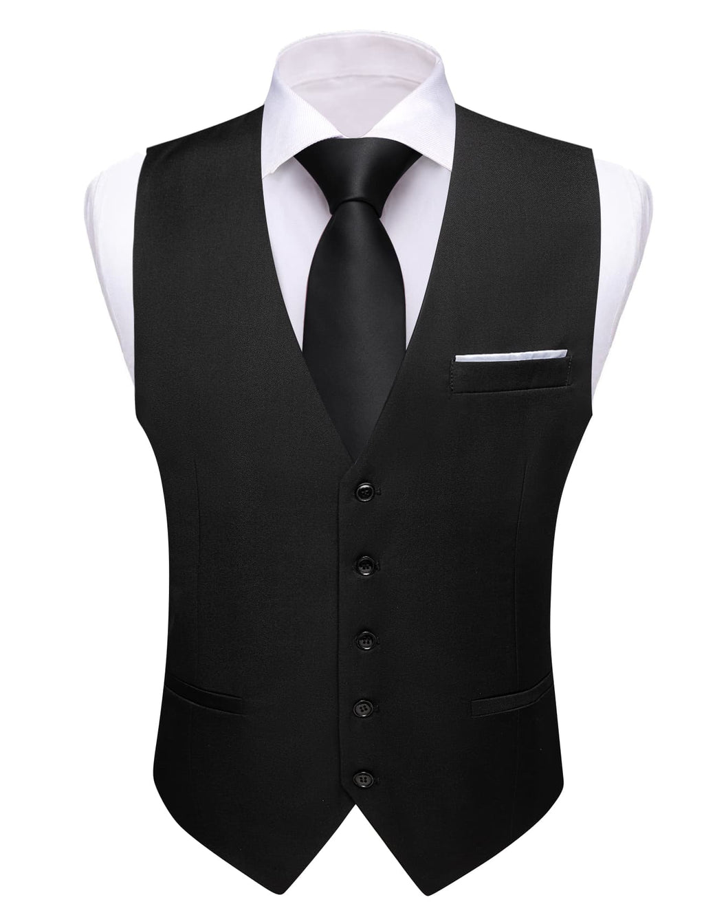 GentCrest Black Solid Vest Set - Image 5