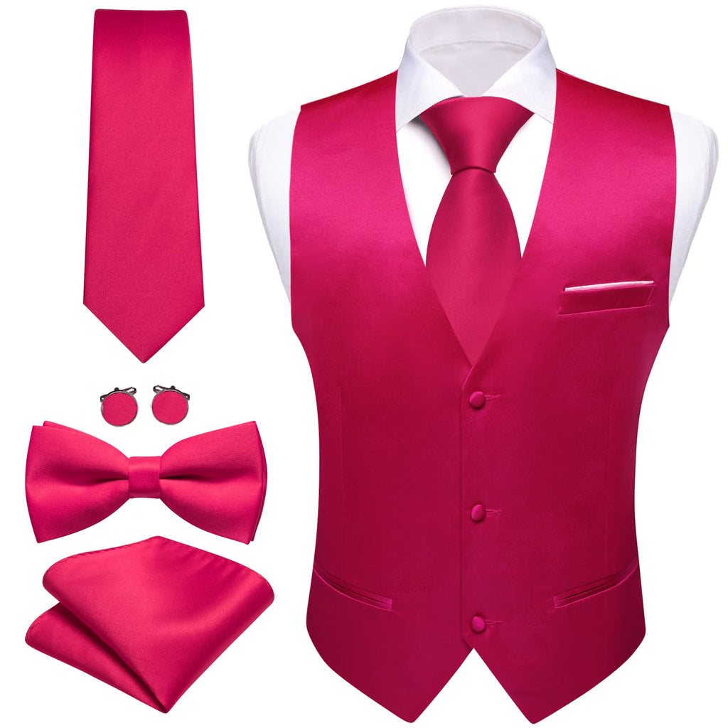 GentCrest Pink Solid Vest Set - Image 3