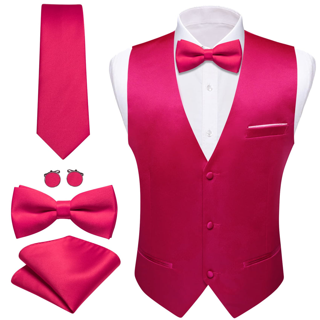GentCrest Pink Solid Vest Set - Image 4