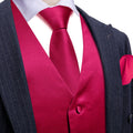 GentCrest Pink Solid Vest Set - Image 1
