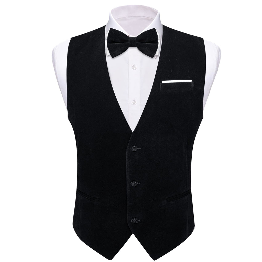 GentCrest Black Solid Vest Set - Image 2