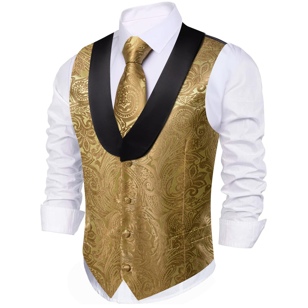 GentCrest Black Paisley Vest Set - Image 3