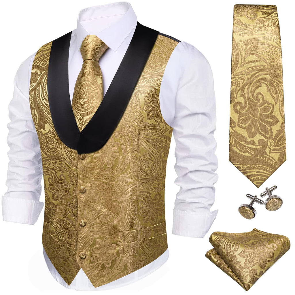 GentCrest Black Paisley Vest Set - Image 2