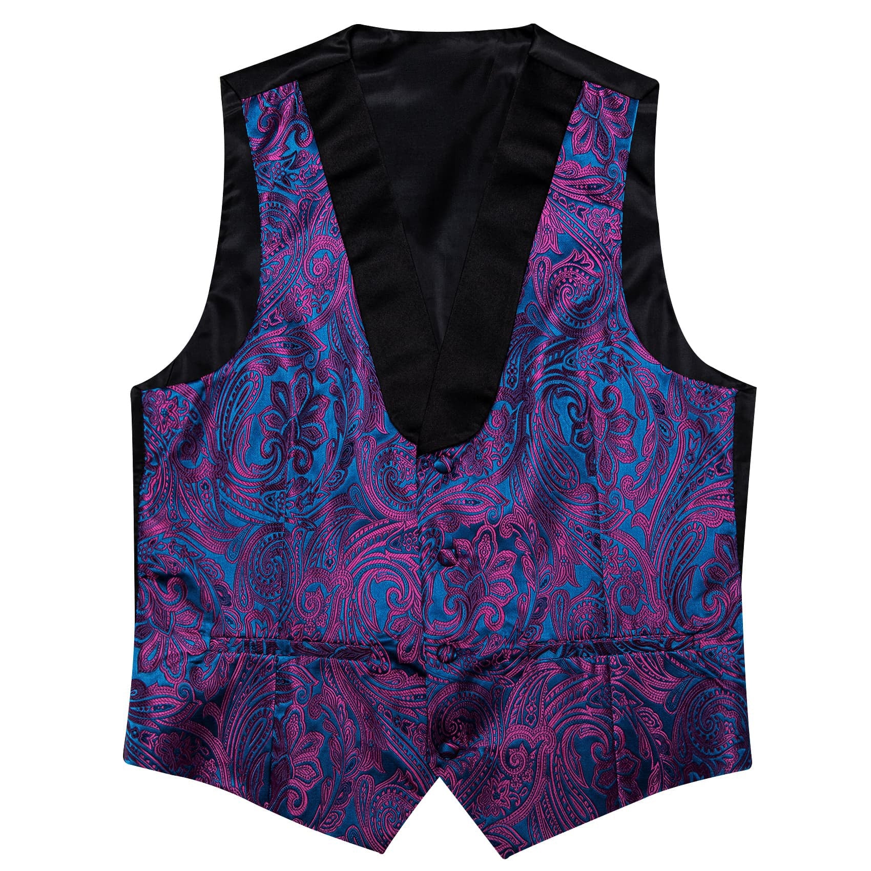 GentCrest Black Paisley Vest Set - Image 4