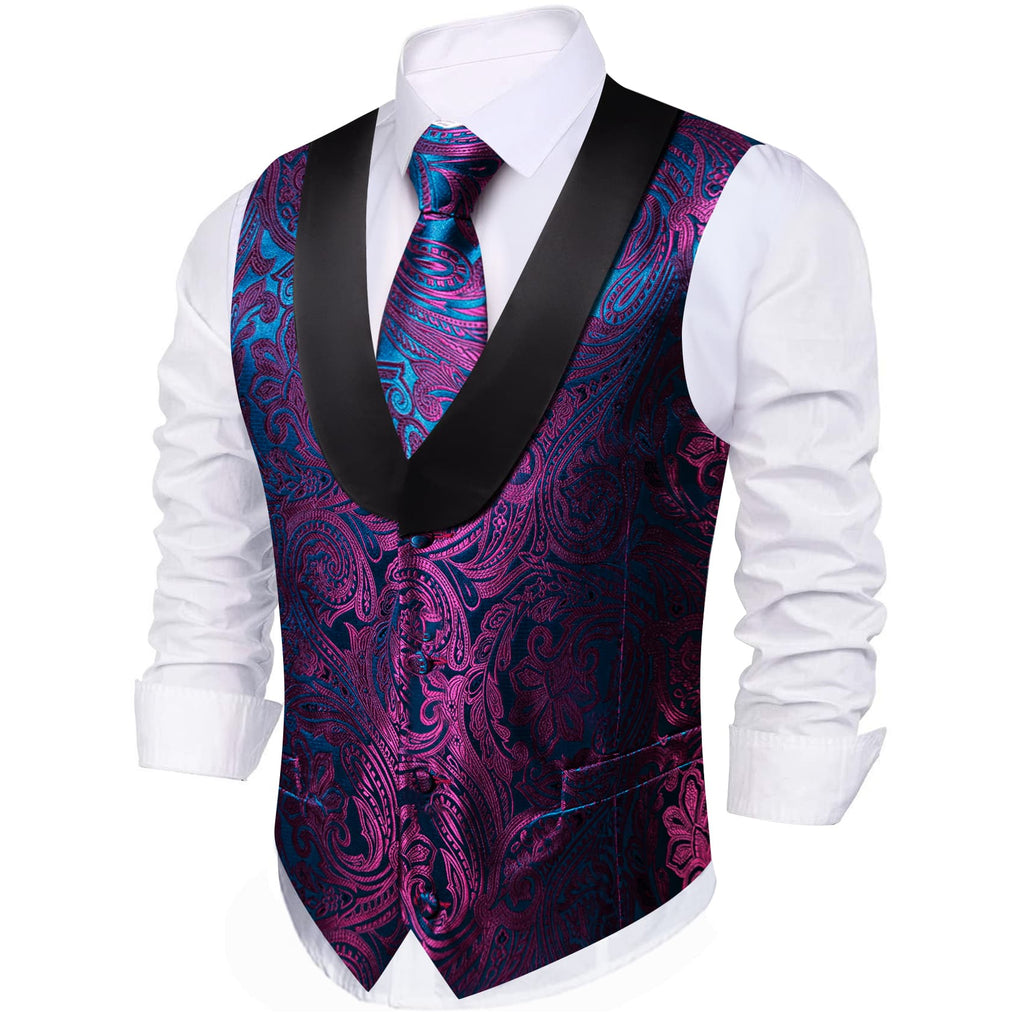 GentCrest Black Paisley Vest Set - Image 3