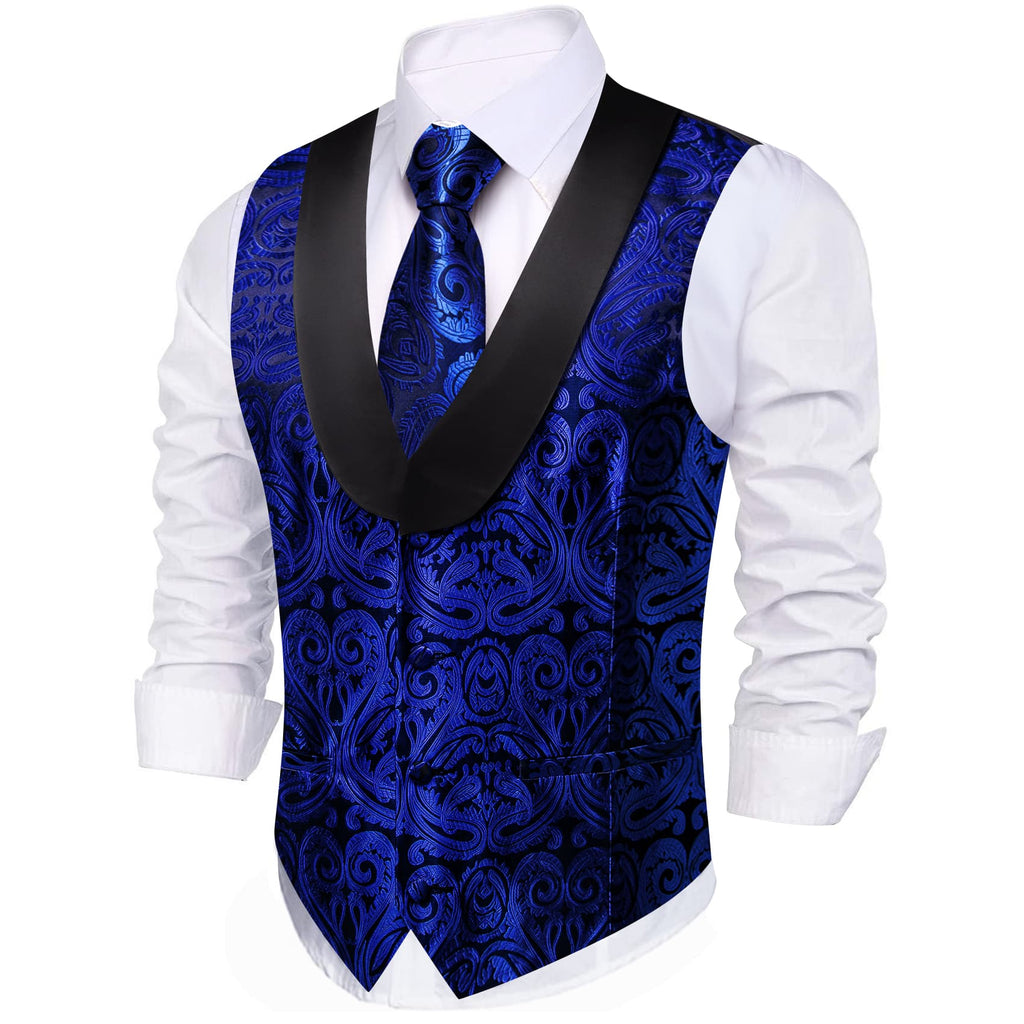 GentCrest Black Paisley Vest Set - Image 3