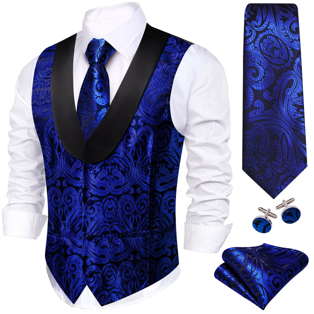 GentCrest Black Paisley Vest Set - Image 2