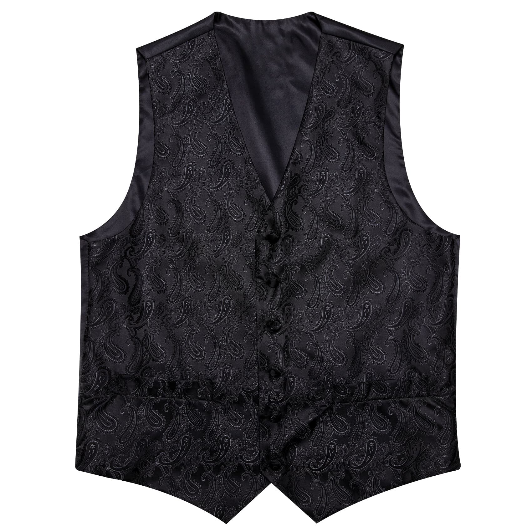 GentCrest Black Paisley Vest Set - Image 4