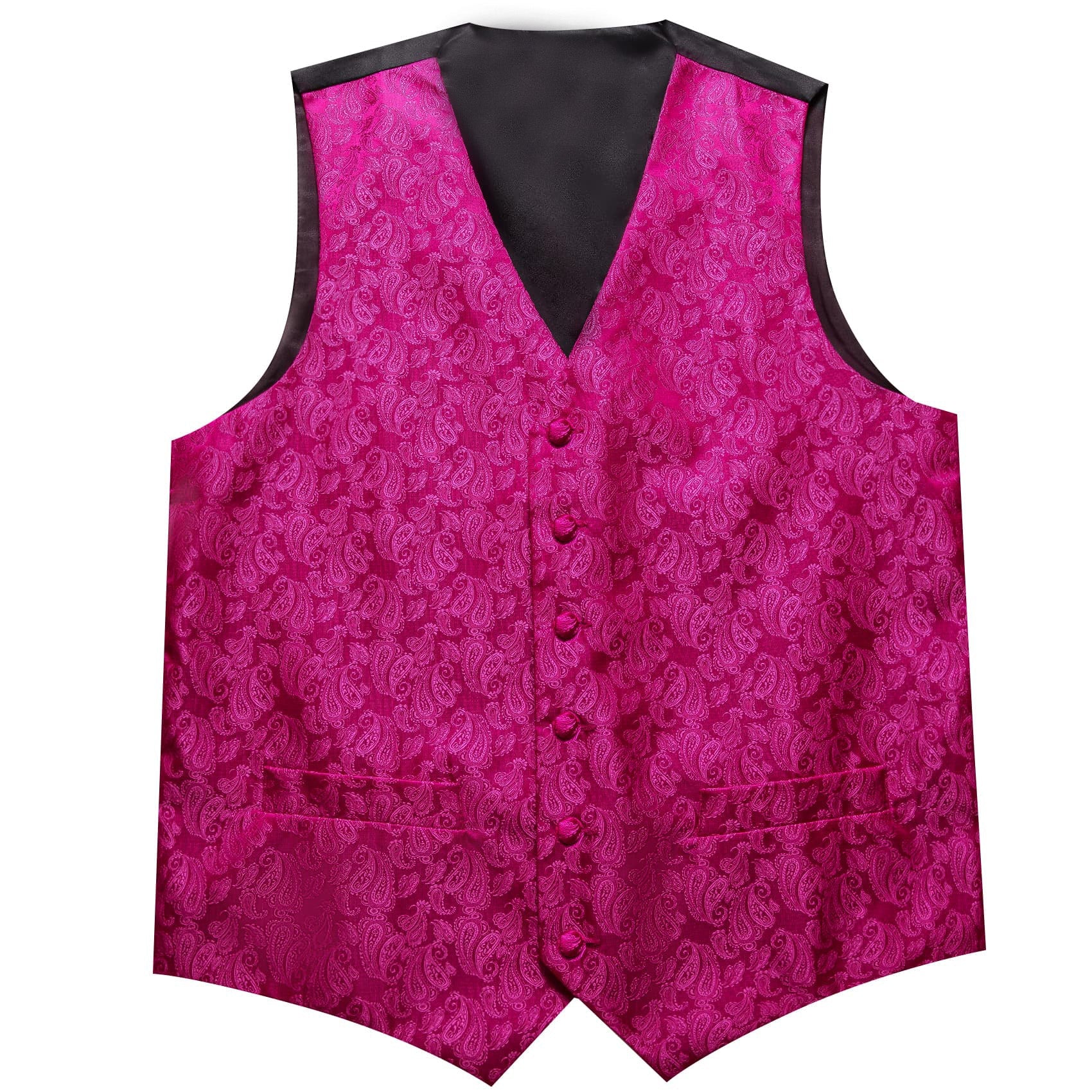GentCrest Pink Paisley Vest Set - Image 4