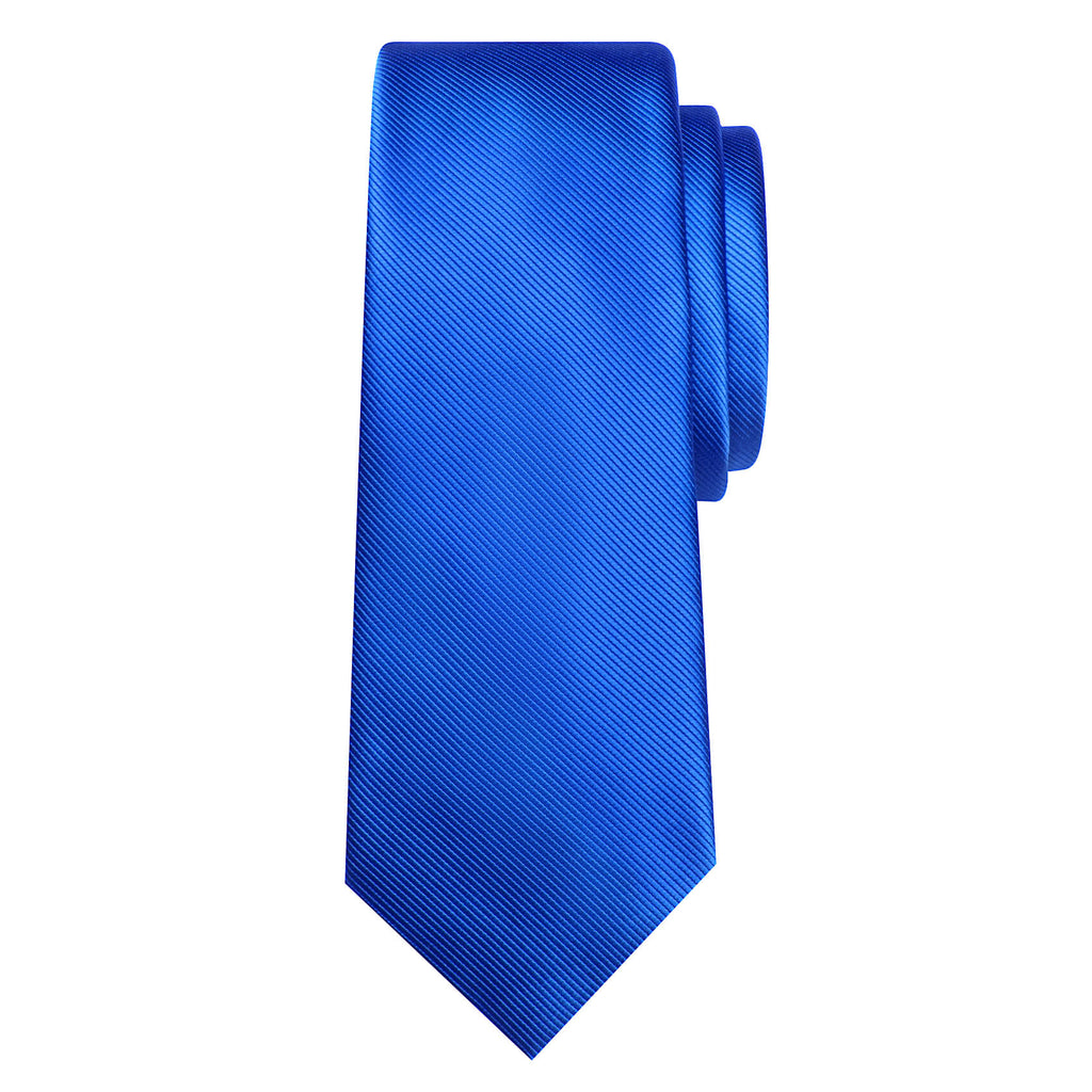 GentCrest Blue Solid Tie Hanky Cufflinks Set - Image 2