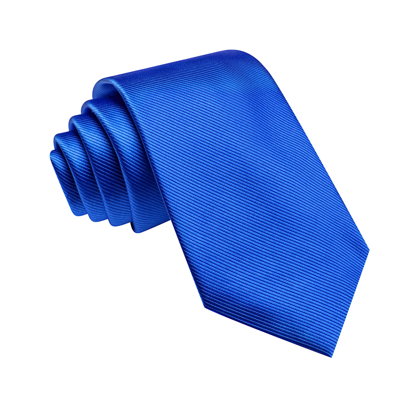 GentCrest Blue Solid Tie Hanky Cufflinks Set - Image 3