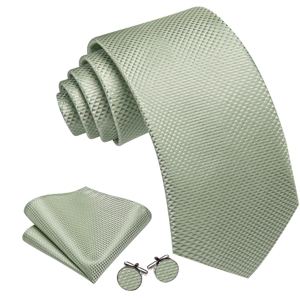 GentCrest Red Textured Tie Hanky Cufflinks Set - Image 3