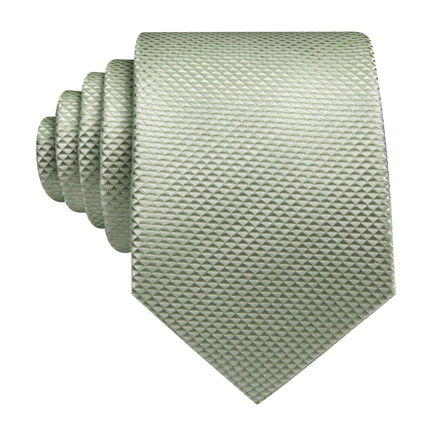 GentCrest Red Textured Tie Hanky Cufflinks Set - Image 2