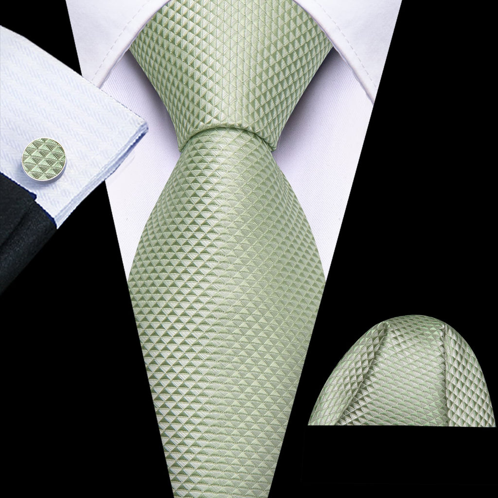 GentCrest Red Textured Tie Hanky Cufflinks Set - Image 1
