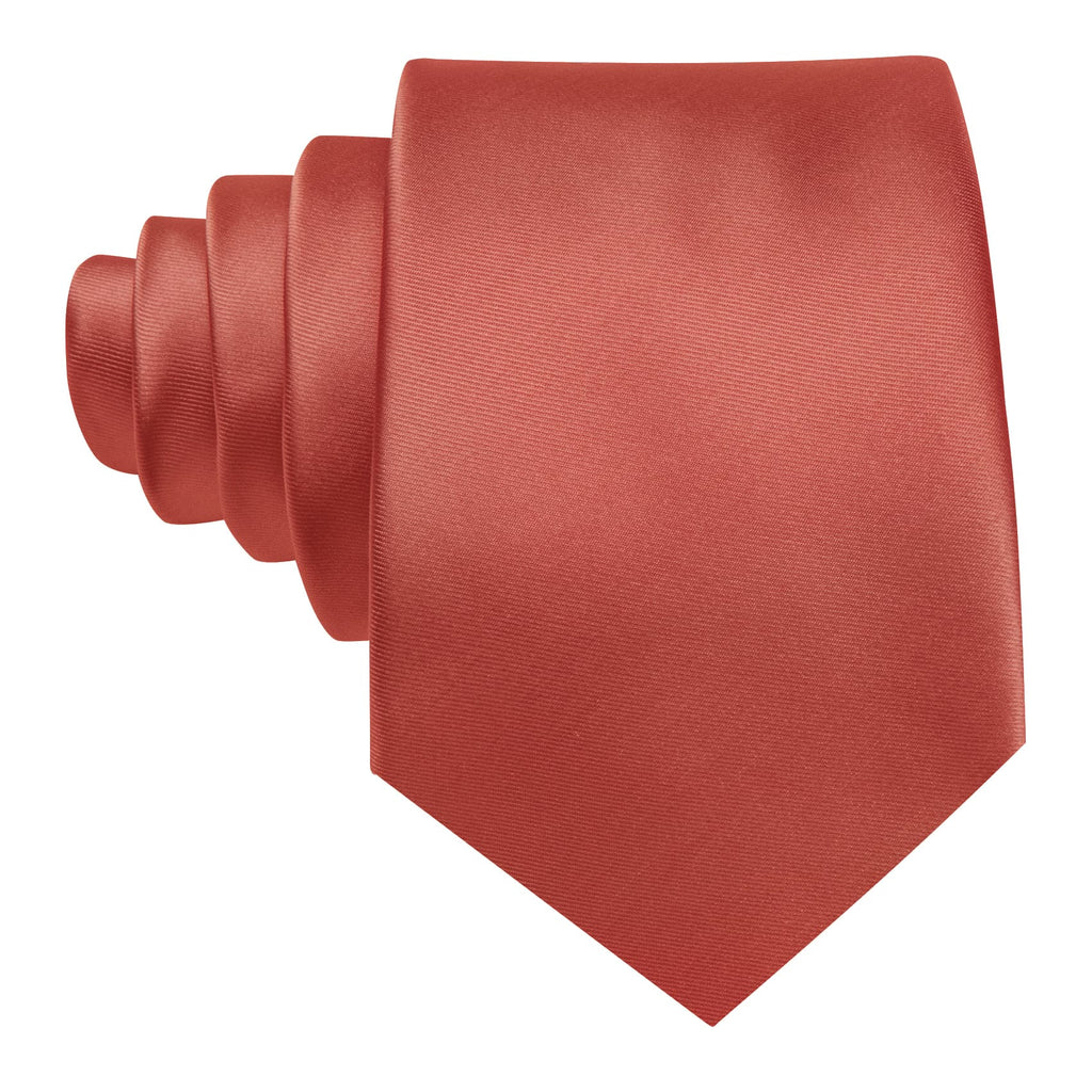 GentCrest Red Solid Tie Hanky Cufflinks Set - Image 3