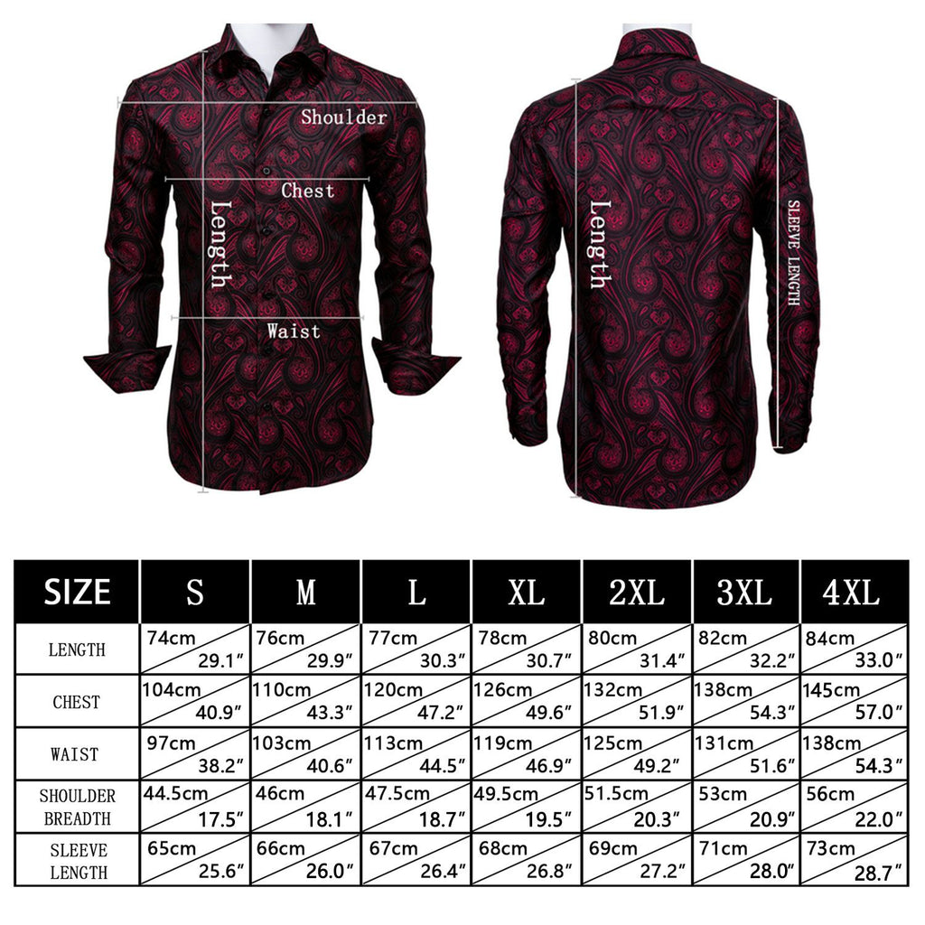 GentCrest Purple Paisley Shirt - Image 6