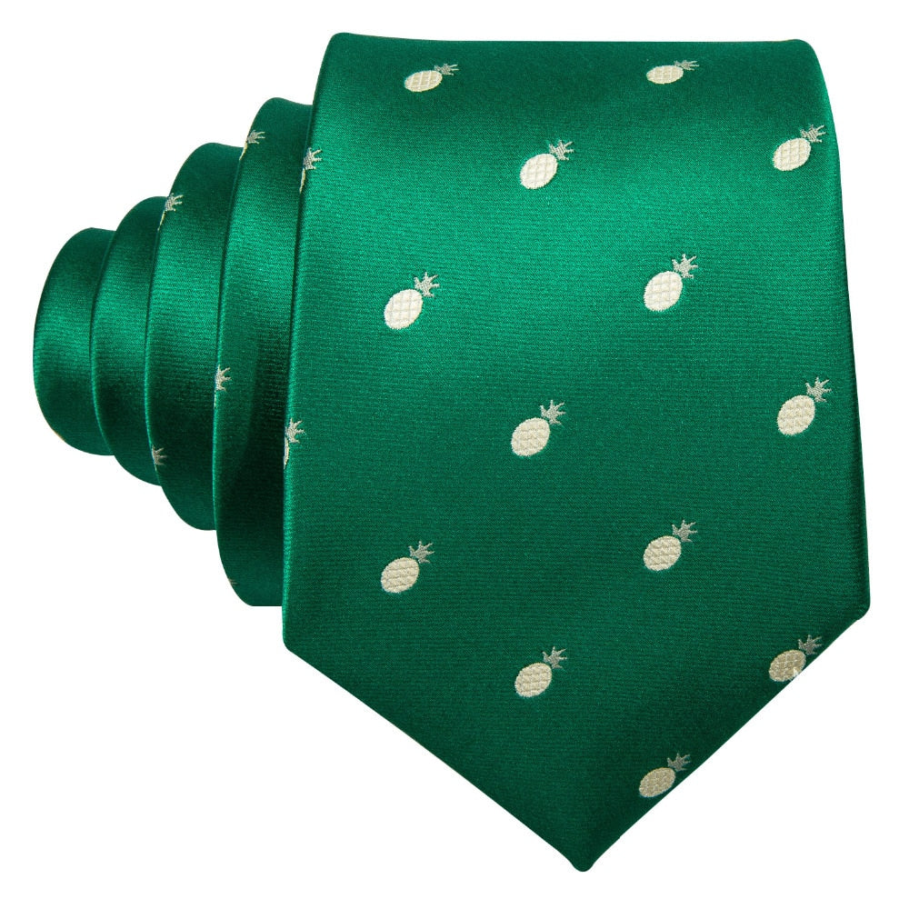 Ananas Silk Tie Set - GentCrest - View 2