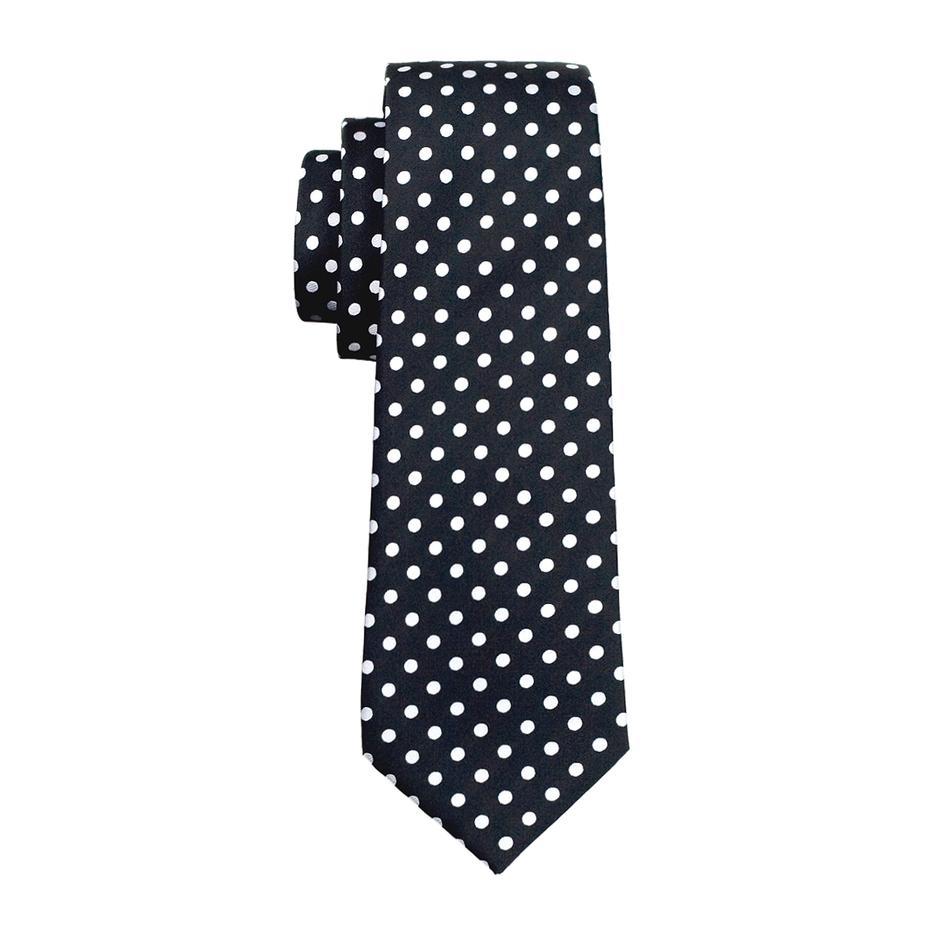 GentCrest Black Polka Dot Tie Hanky Cufflinks Set - Image 4