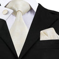 Milk Roses Silk Tie Set - GentCrest
