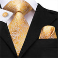 Gold Tree Silk Tie Set - GentCrest
