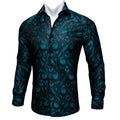 Black and Blue Paisley Dress Shirt - GentCrest
