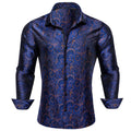 Blue Paisley Dress Shirt - GentCrest