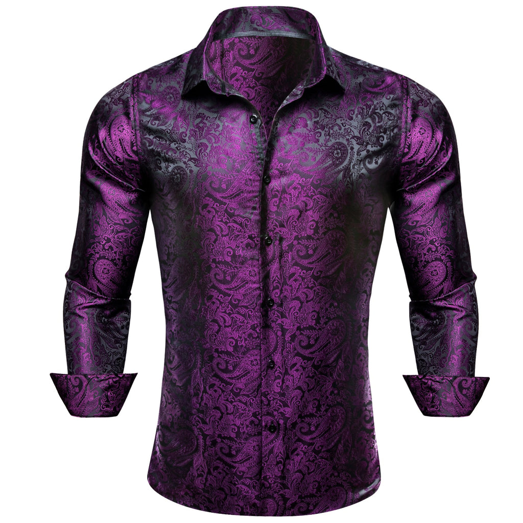 GentCrest Black Paisley Shirt - Image 2