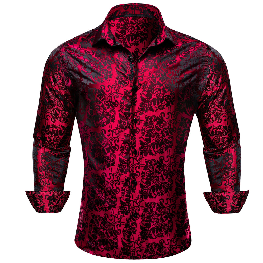 GentCrest Black Paisley Shirt - Image 1