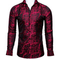Red and Black Ornamental Dress Shirt - GentCrest