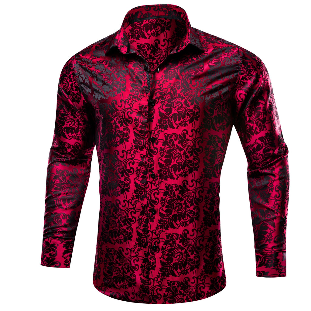 GentCrest Black Paisley Shirt - Image 2