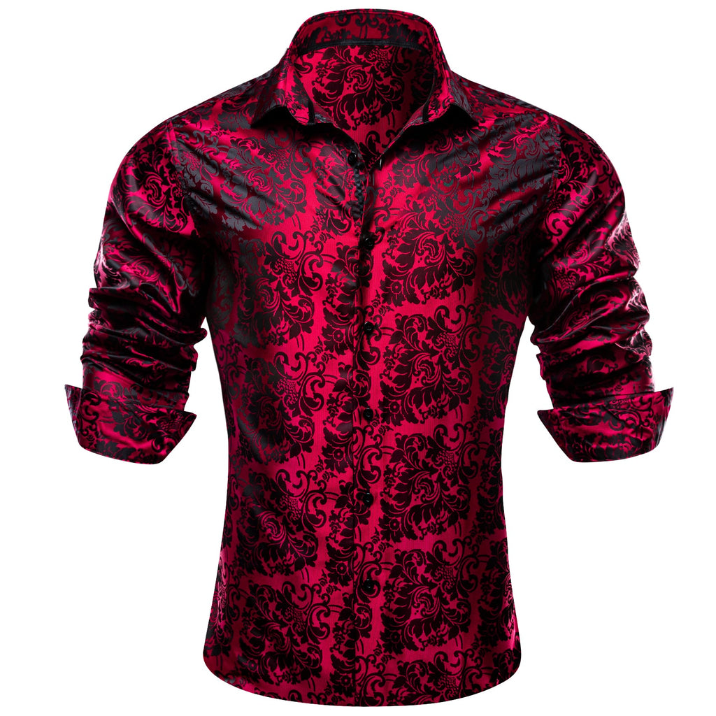 GentCrest Black Paisley Shirt - Image 3