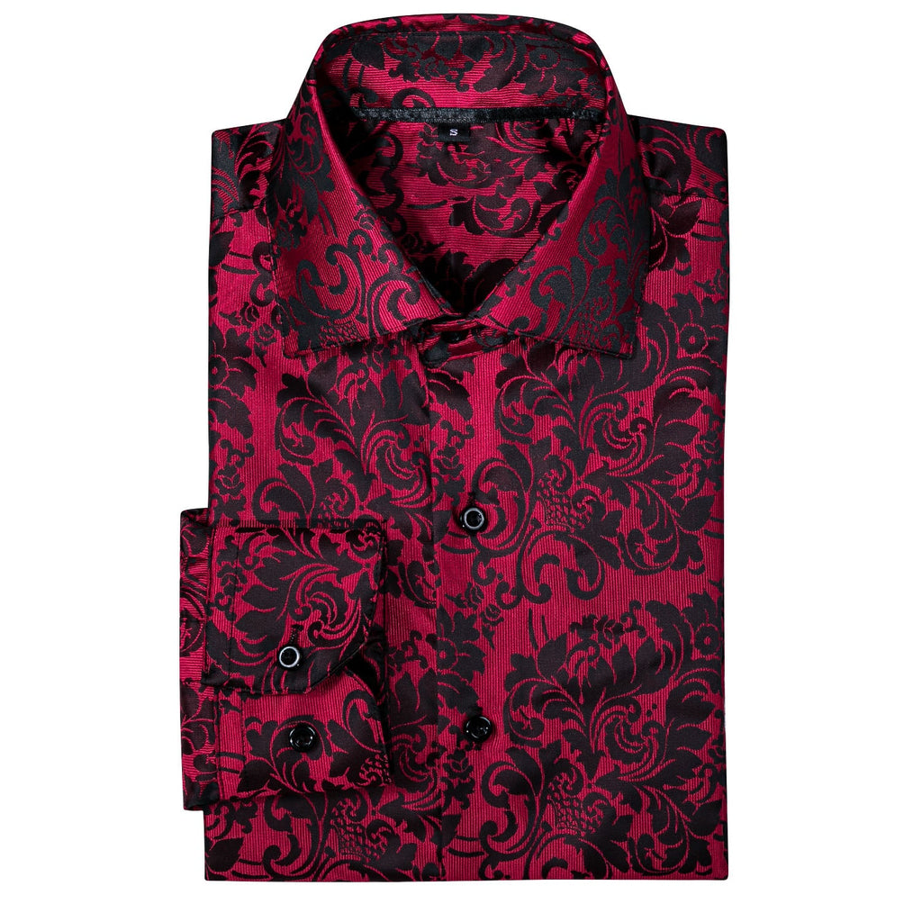 GentCrest Black Paisley Shirt - Image 5
