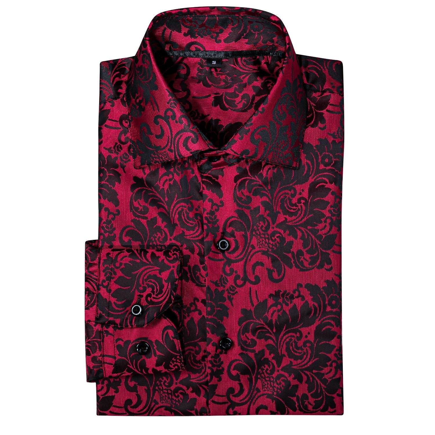 GentCrest Black Paisley Shirt - Image 5