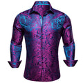 GentCrest Blue Paisley Shirt - Image 1