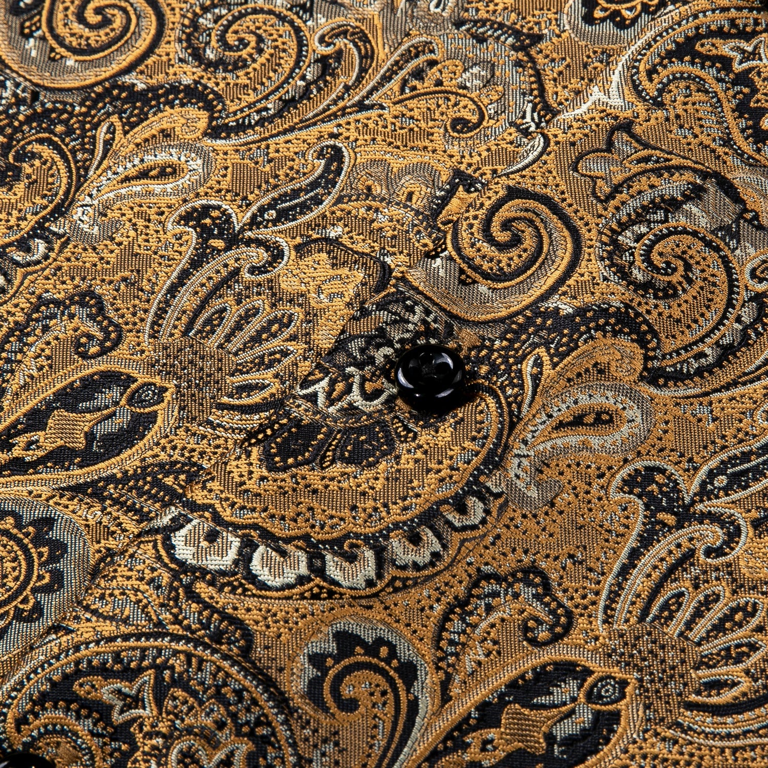 GentCrest Brown Paisley Shirt - Image 5