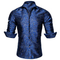 GentCrest Blue Paisley Shirt - Image 1