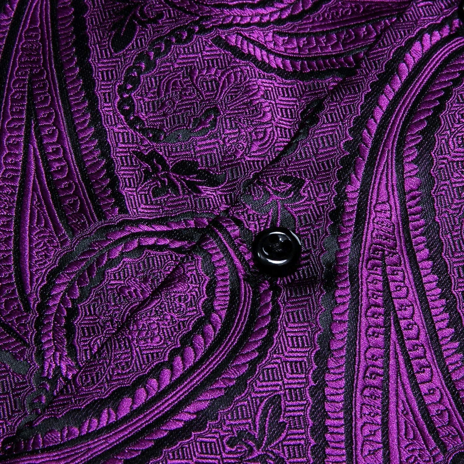 GentCrest Purple Paisley Shirt - Image 5