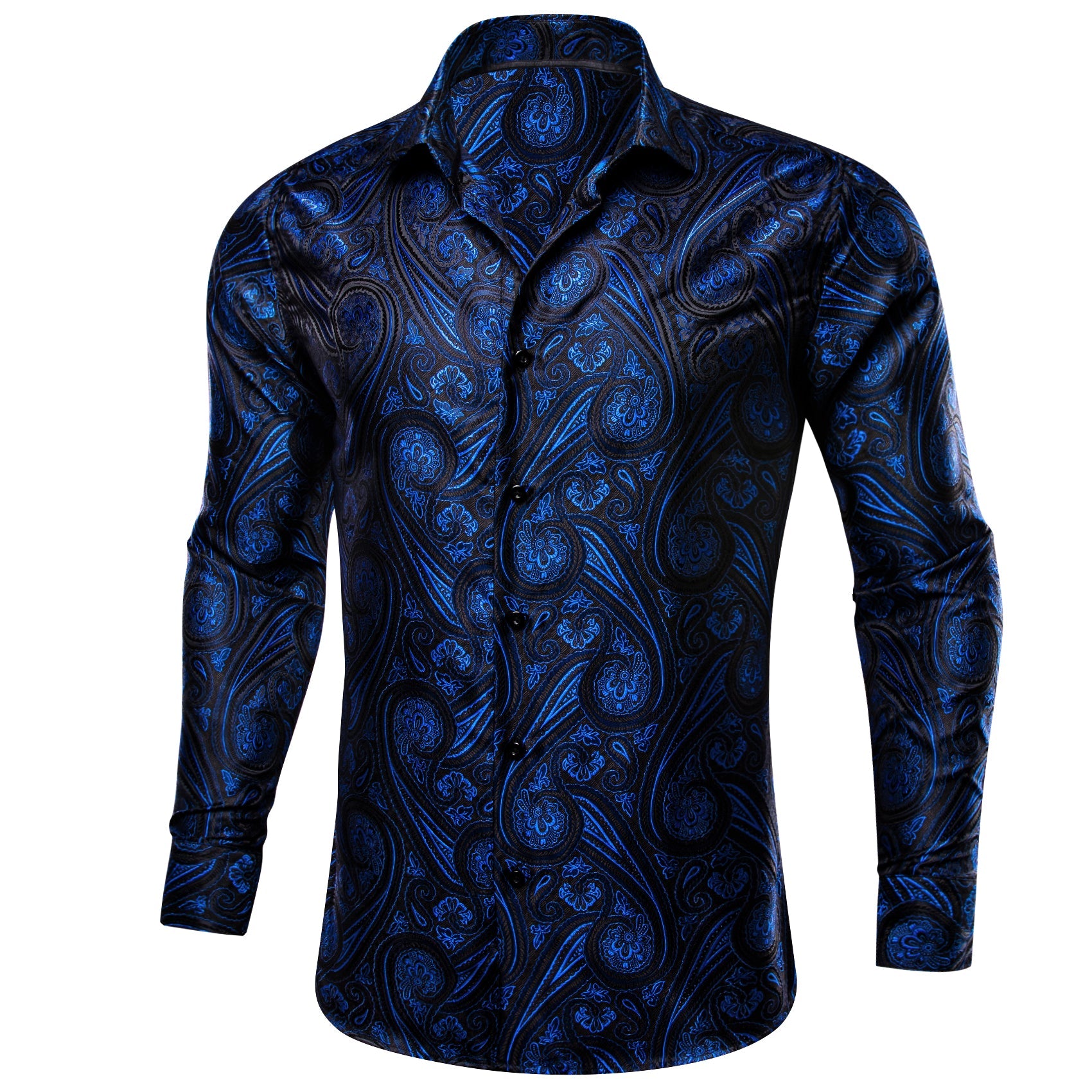 GentCrest Black Paisley Shirt - Image 2