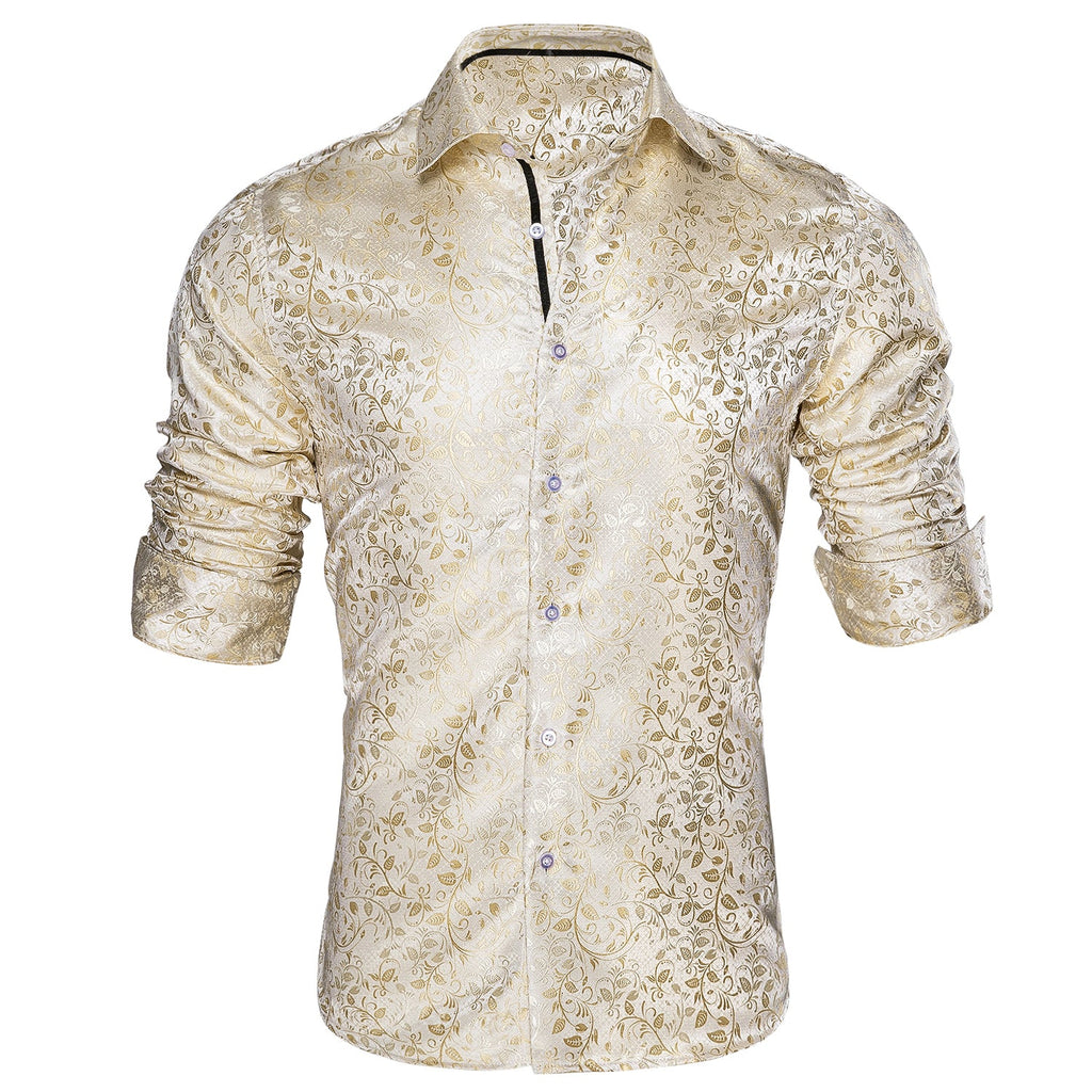 GentCrest Champagne Floral Shirt - Image 2