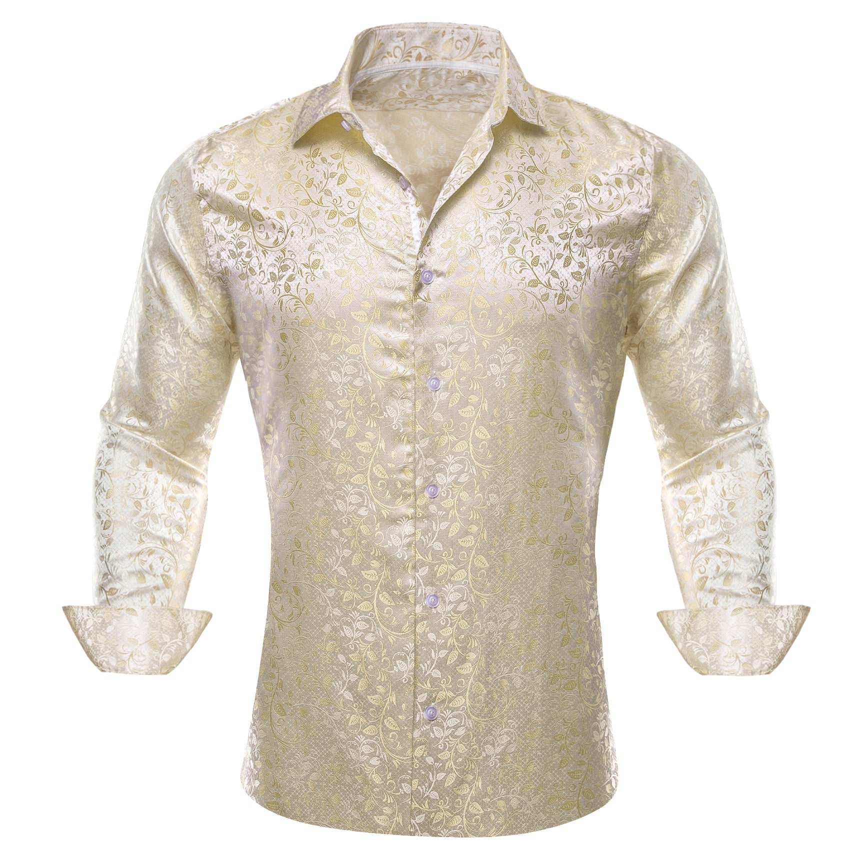 GentCrest Champagne Floral Shirt - Image 1
