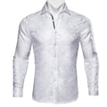 White Floral Dress Shirt - GentCrest