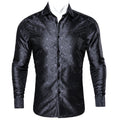 GentCrest Black Paisley Shirt - Image 1