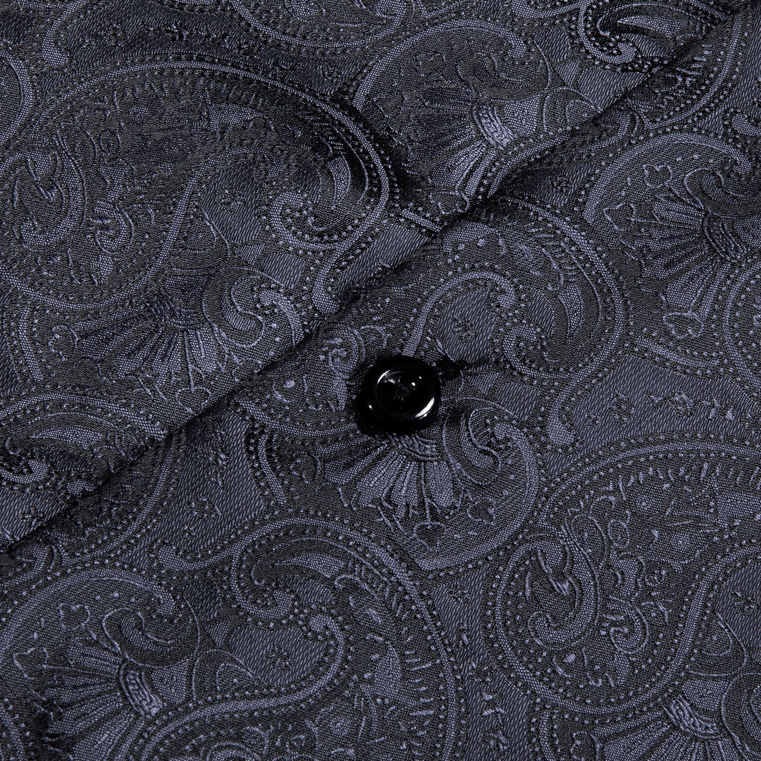 GentCrest Black Paisley Shirt - Image 3