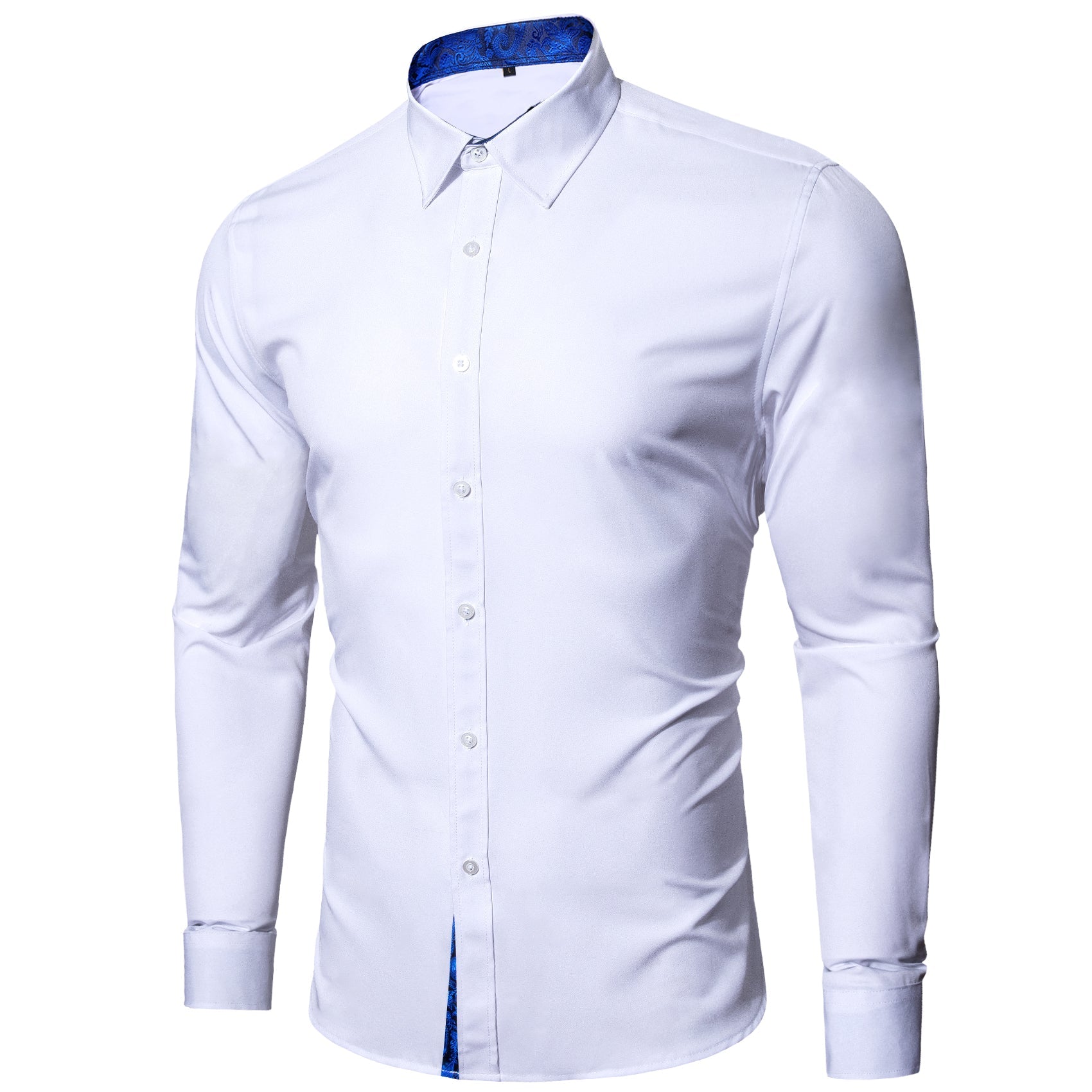 GentCrest Blue Paisley Shirt - Image 3